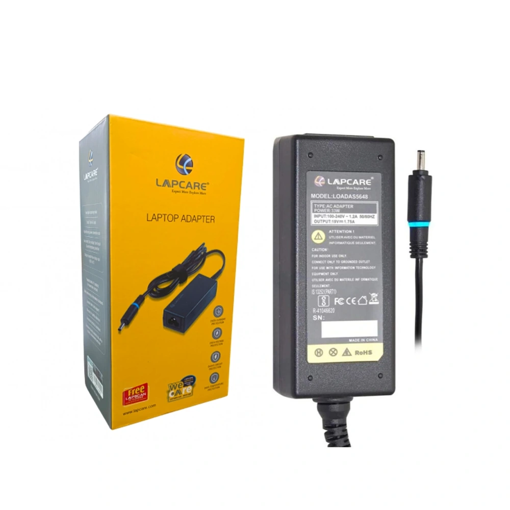 Lapcare Laptop Adapter Compatible For Asus 33w | 19v/1.75a | 4.0mm x 1.35mm view 4